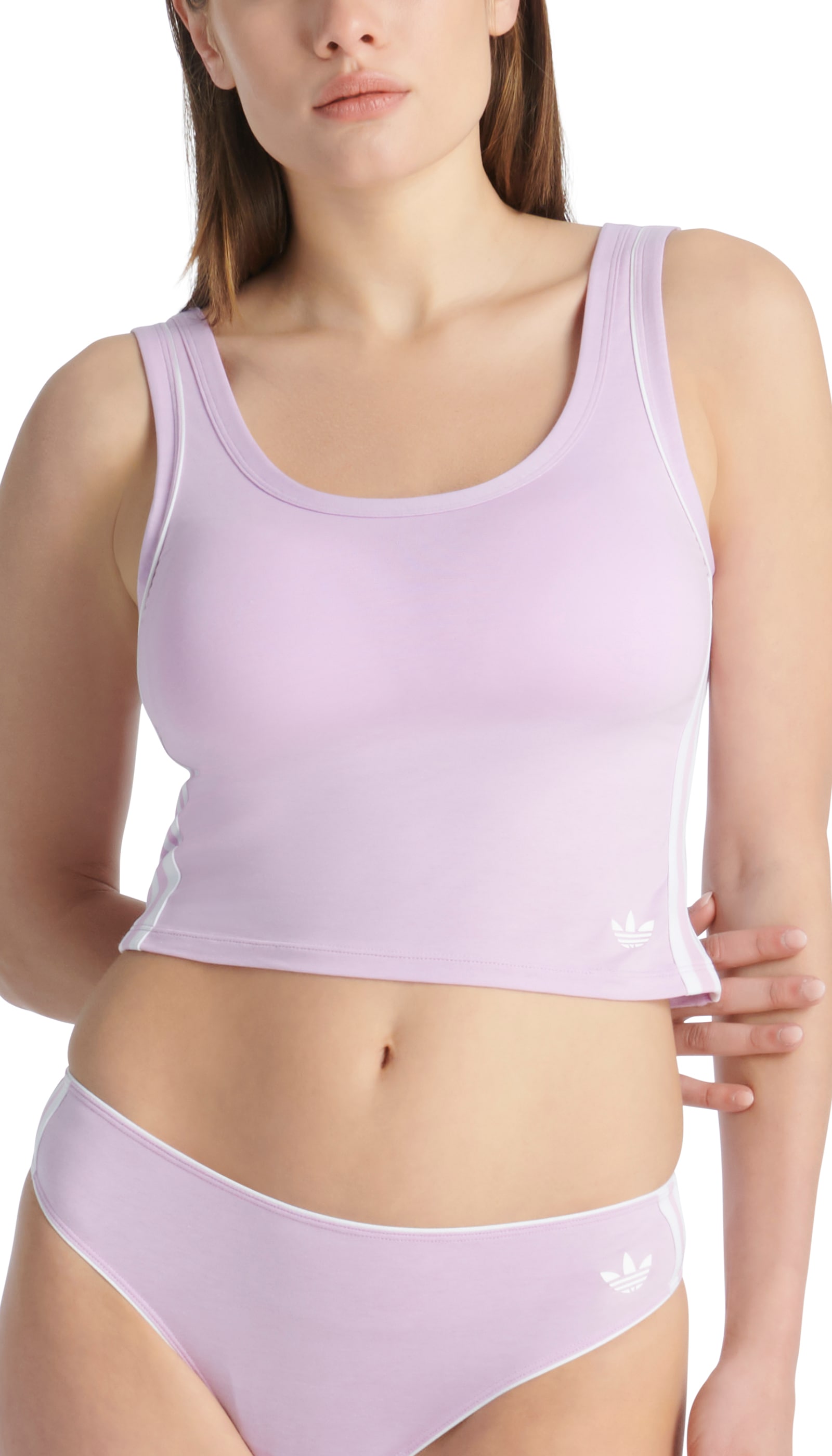 adidas Originals Crop-Top »Originals Adicolor Comfort Flex Cotton«, mit markanten Markenstreifen an der Seite von adidas Originals