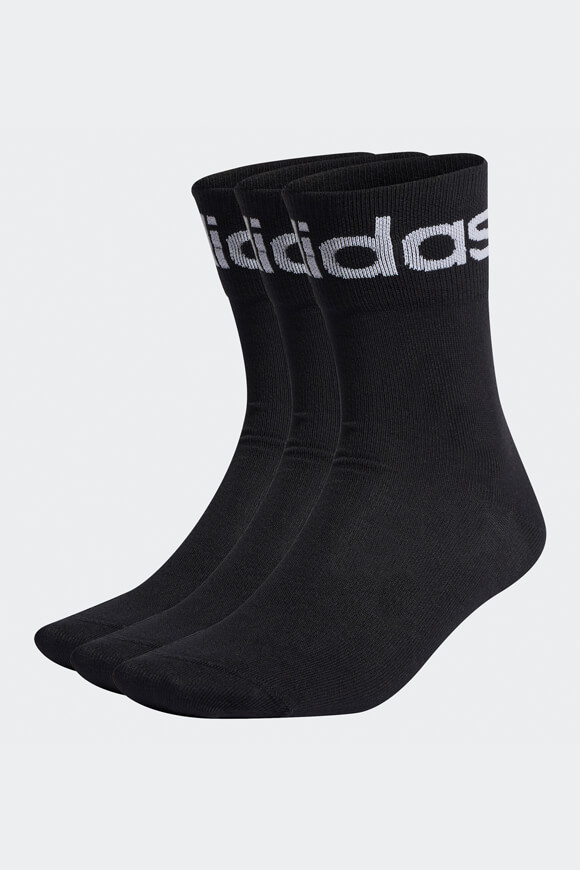 Adidas Originals Dreierpack Socken | Schwarz | unisex  | EU43-45 von Adidas Originals