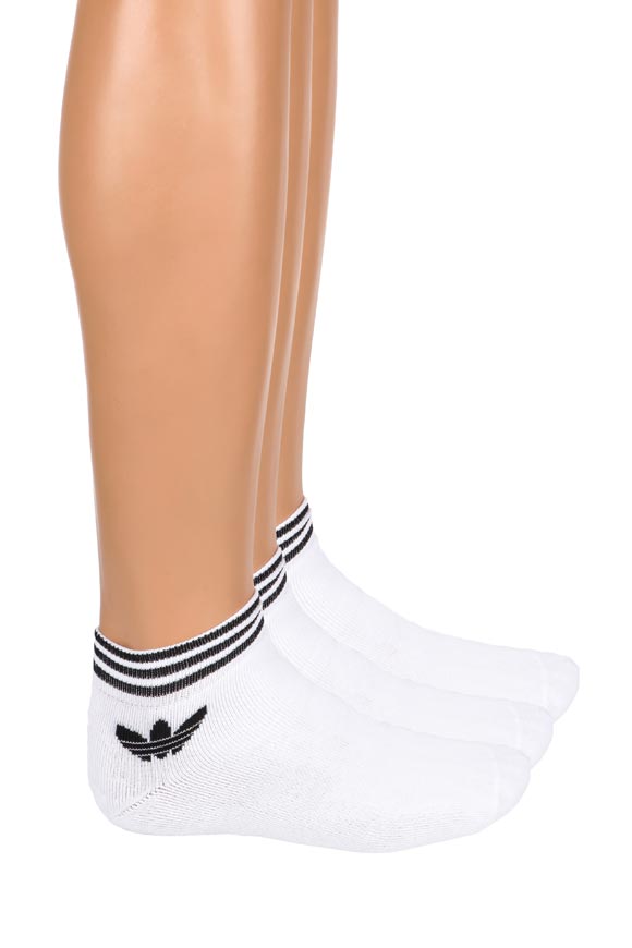 Adidas Originals Dreierpack Socken | Weiss | unisex  | EU35-38 von Adidas Originals