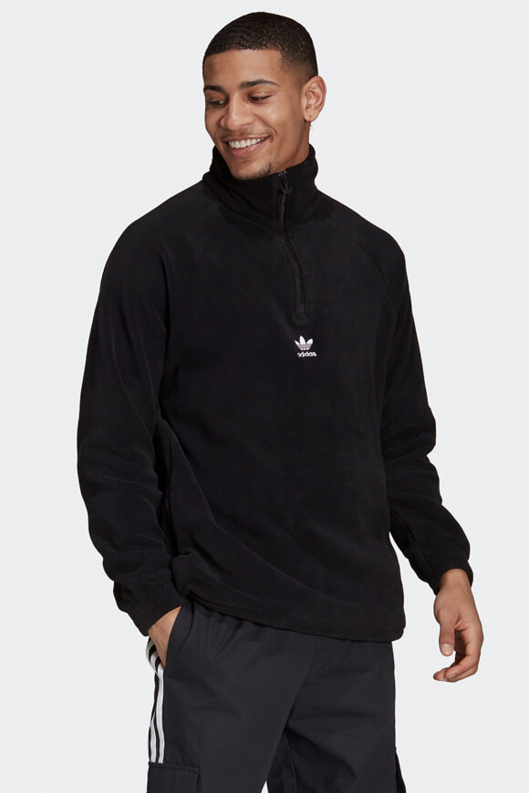 Adidas Originals Fleece Sweatshirt | Schwarz | Herren  | L von Adidas Originals