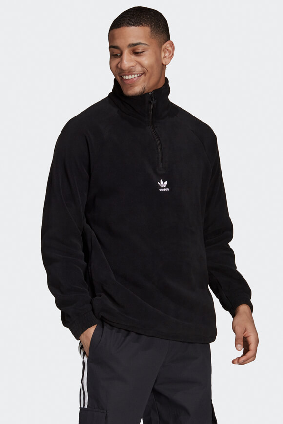 Adidas Originals Fleece Sweatshirt | Schwarz | Herren  | S von Adidas Originals