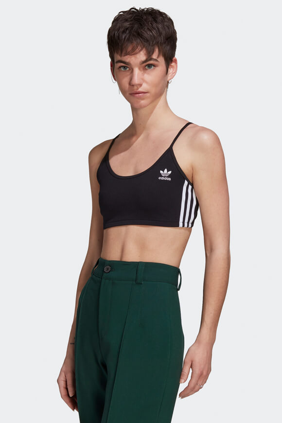 Adidas Originals Gerippte Brassière | Schwarz | Damen | 34 Adidas Originals Gerippte Brassière | Schwarz | Damen | 34 von Adidas Originals