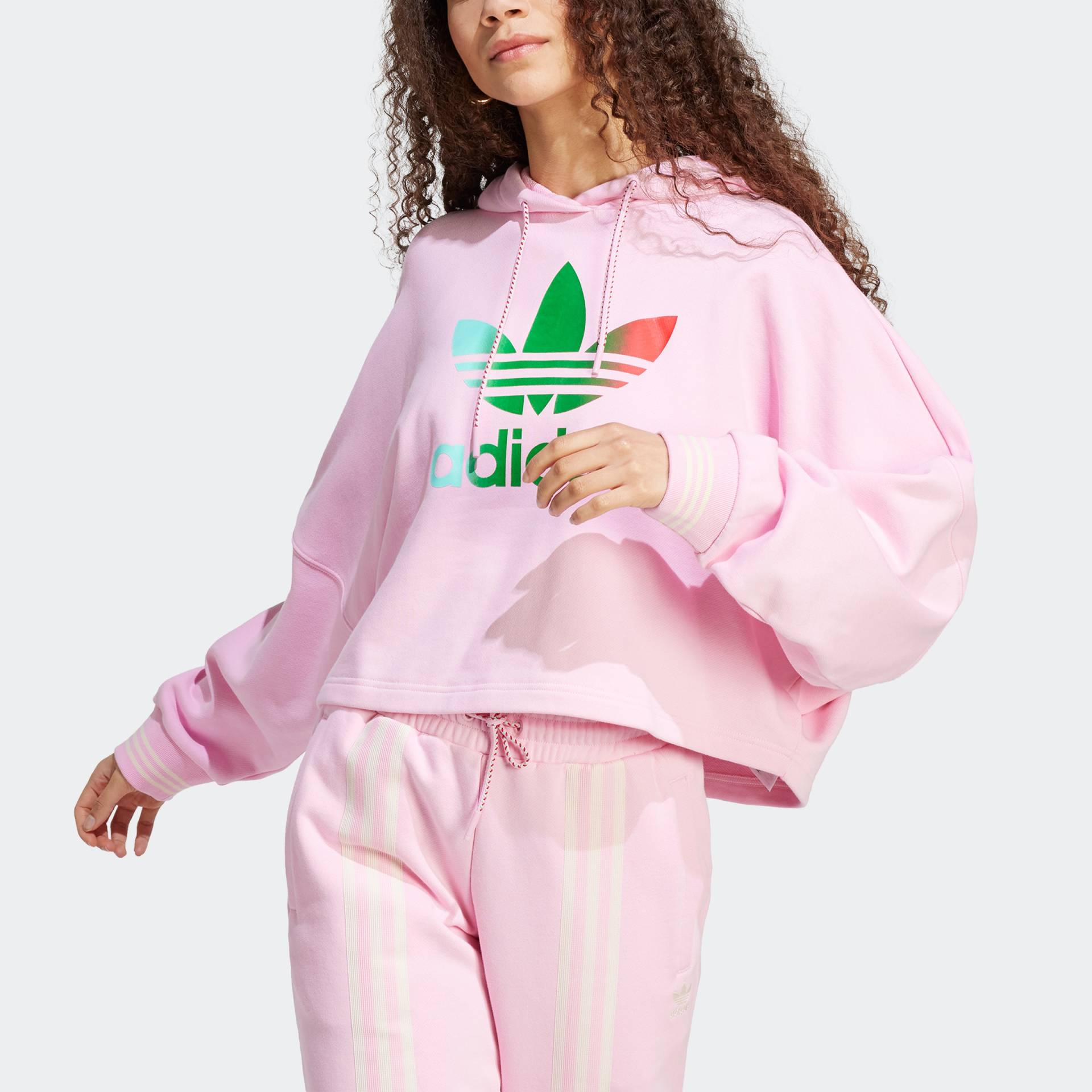 adidas Originals Kapuzensweatjacke »ADICOLOR 70S CROPPED HOODIE«, (1 tlg.) von adidas Originals