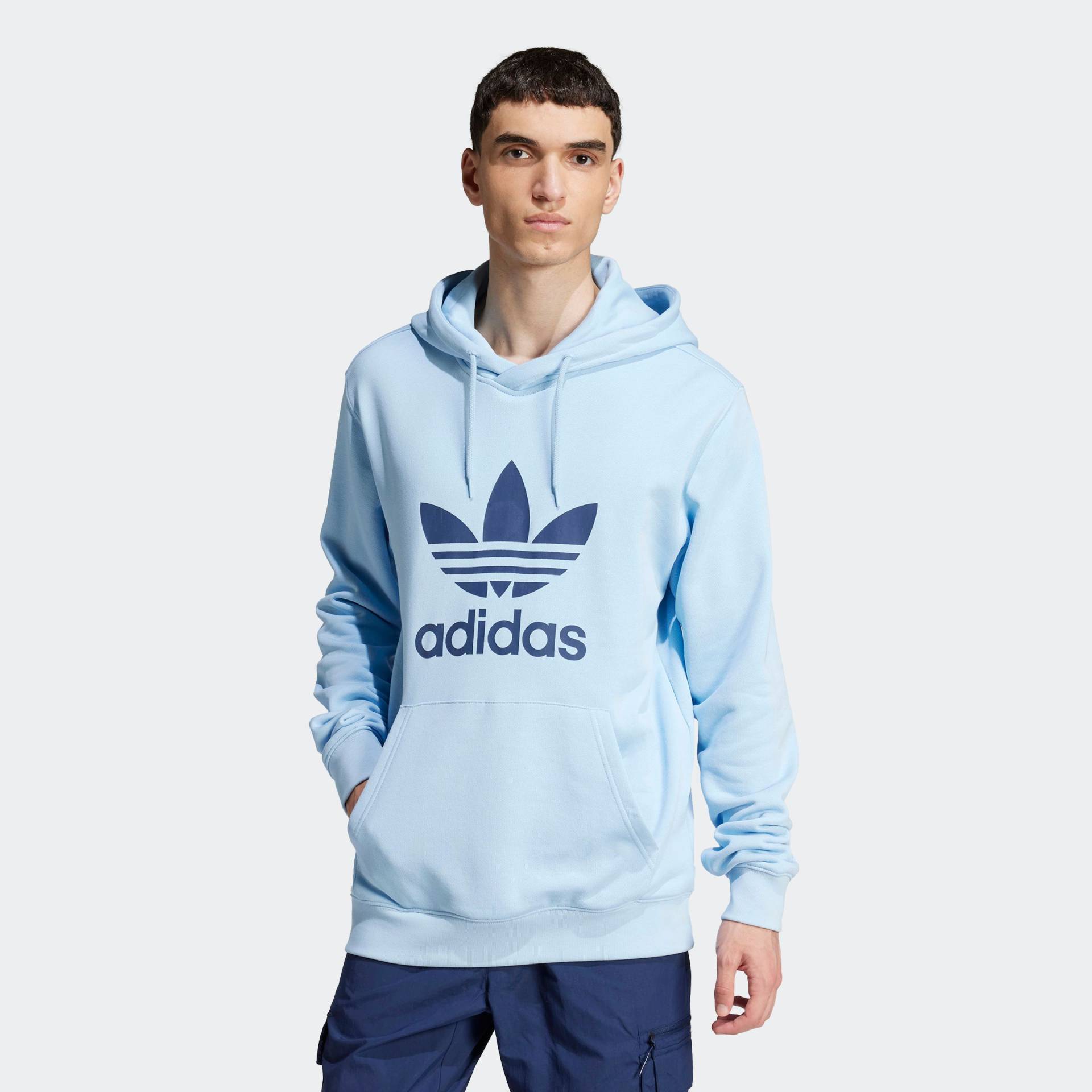 adidas Originals Kapuzensweatshirt »TREFOIL HOODY«, Hoodie, Kapuzenpullover mit grossem Logoprint von adidas Originals