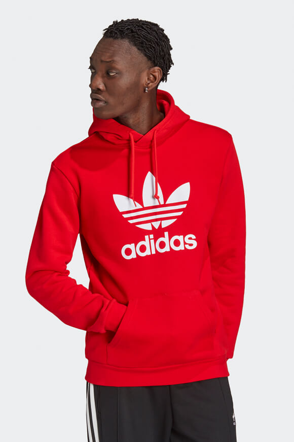 Adidas Originals Kapuzensweatshirt | Rot | Herren  | S von Adidas Originals