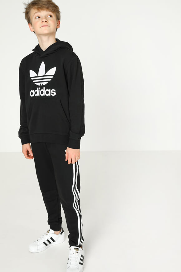 Adidas Originals Kapuzensweatshirt | Schwarz | Jungen  | 140 von Adidas Originals