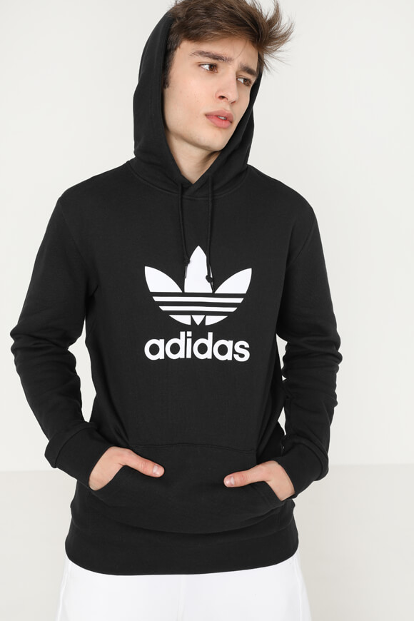 Adidas Originals Kapuzensweatshirt | Schwarz | Herren  | XS von Adidas Originals
