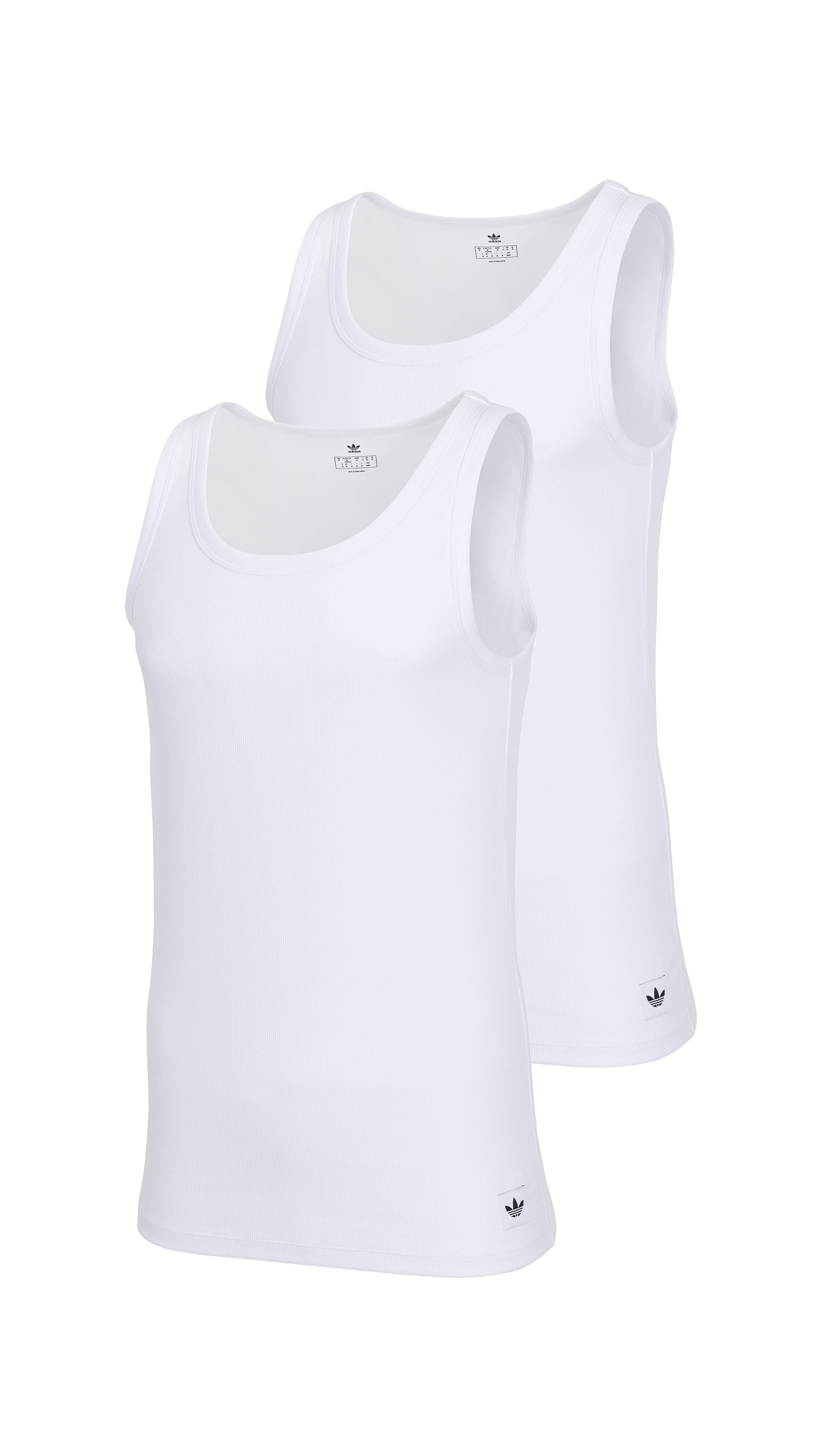 adidas Originals Muskelshirt, (2er-Pack), mit dezentem Marken-Logo am Saum von adidas Originals