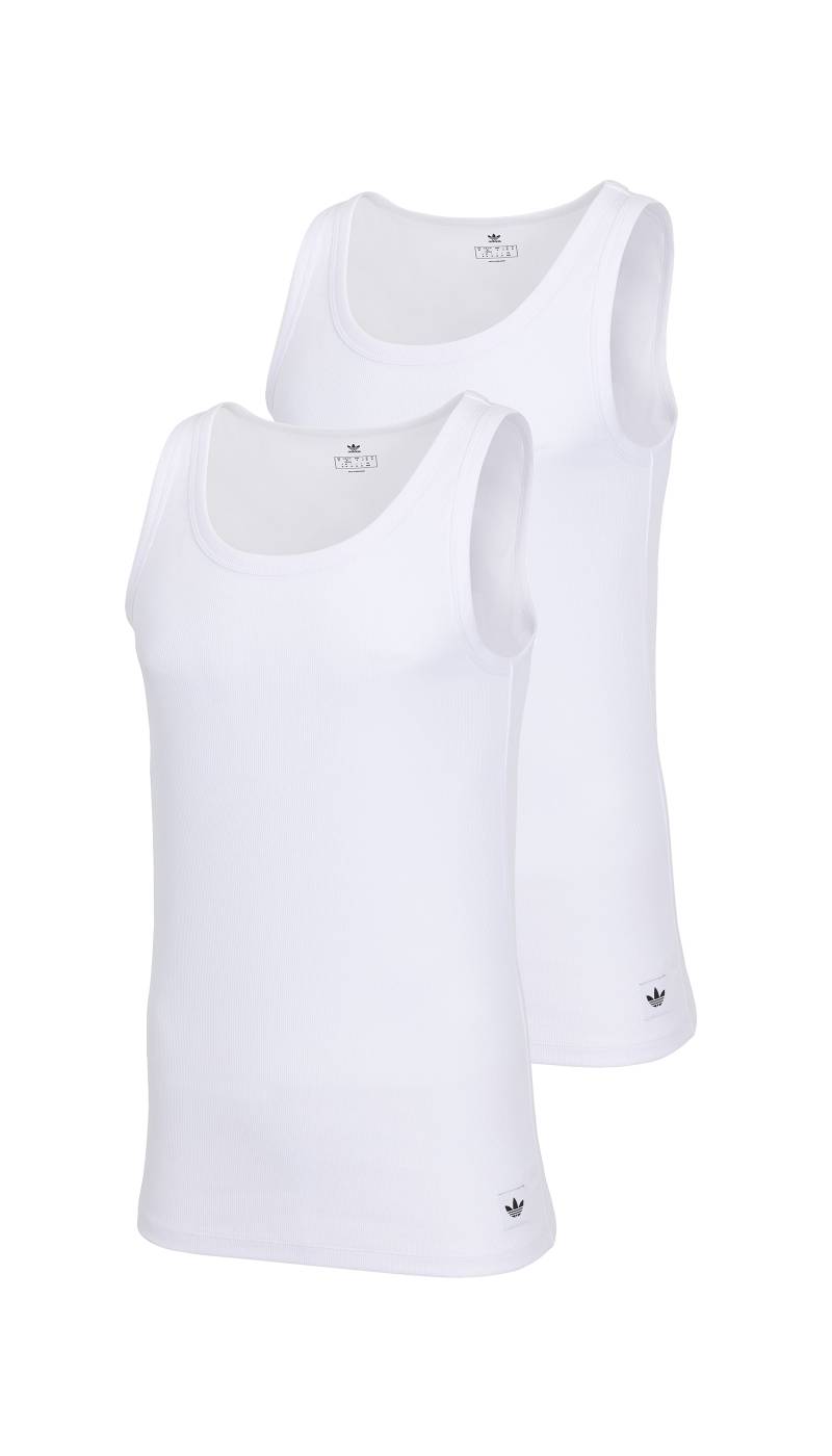 adidas Originals Muskelshirt, (2er-Pack), mit dezentem Marken-Logo am Saum von adidas Originals