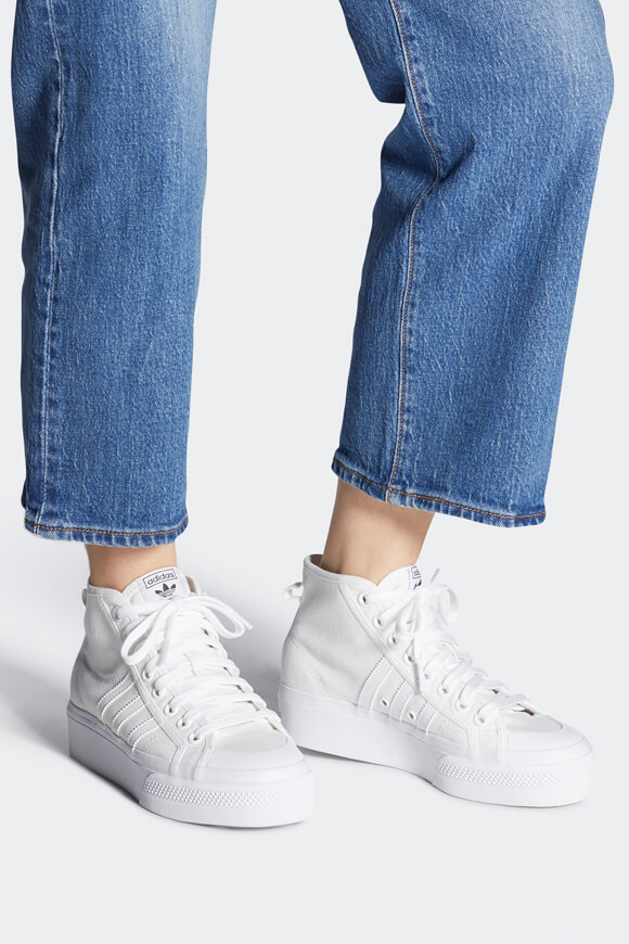 Adidas Originals Nizza Platform Sneaker | Weiss | Damen  | EU36 2/3 von Adidas Originals