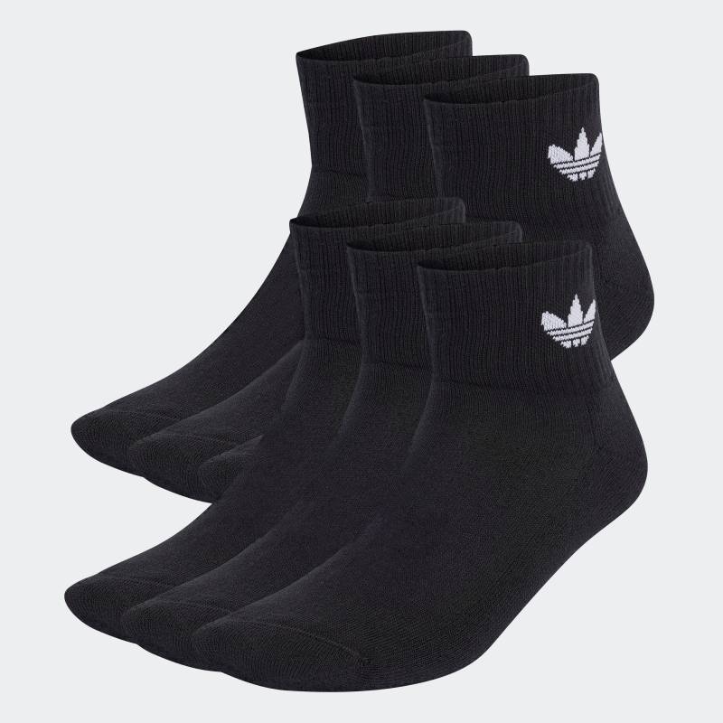 adidas Originals Sportsocken »MID ANKLE SCK 6«, (6 Paar), Knöchellange Socken im Trefoil Style, 6er Packung von adidas Originals