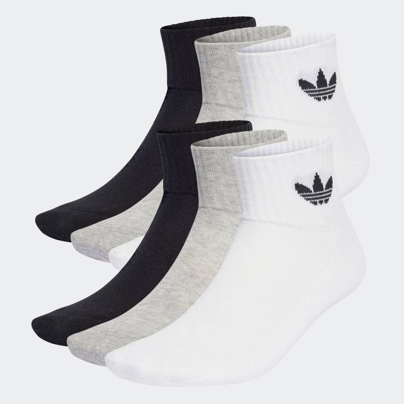 adidas Originals Sportsocken »MID ANKLE SCK 6«, (6 Paar), Knöchellange Socken im Trefoil Style, 6er Packung von adidas Originals
