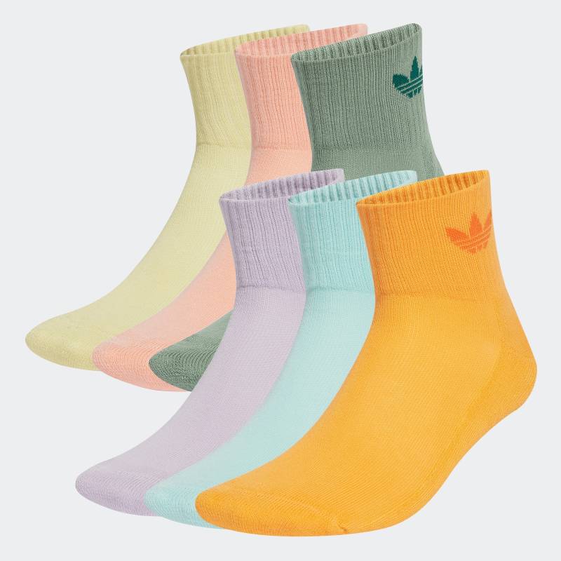 adidas Originals Sportsocken »MID ANKLE SCK 6«, (6 Paar), Knöchellange Socken im Trefoil Style, 6er Packung von adidas Originals