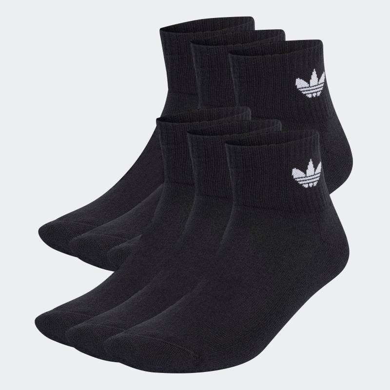 adidas Originals Sportsocken »1/4 SOCKS 6P«, (6 Paar), Knöchellange Socken im Trefoil Style, 6er Packung von adidas Originals