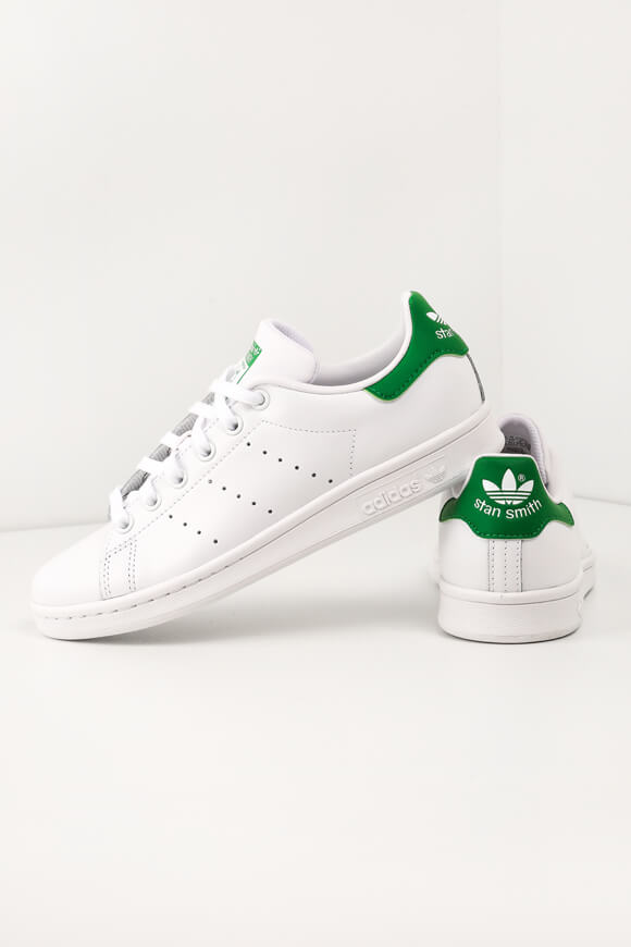 Adidas Originals Stan Smith Sneaker | Weiss + Grün | unisex  | EU42 von Adidas Originals
