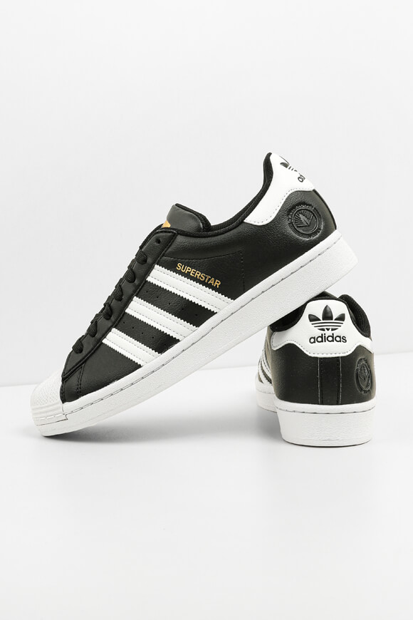 Adidas Originals Superstar Sneaker | Schwarz + Weiss | Herren  | EU40 2/3 von Adidas Originals