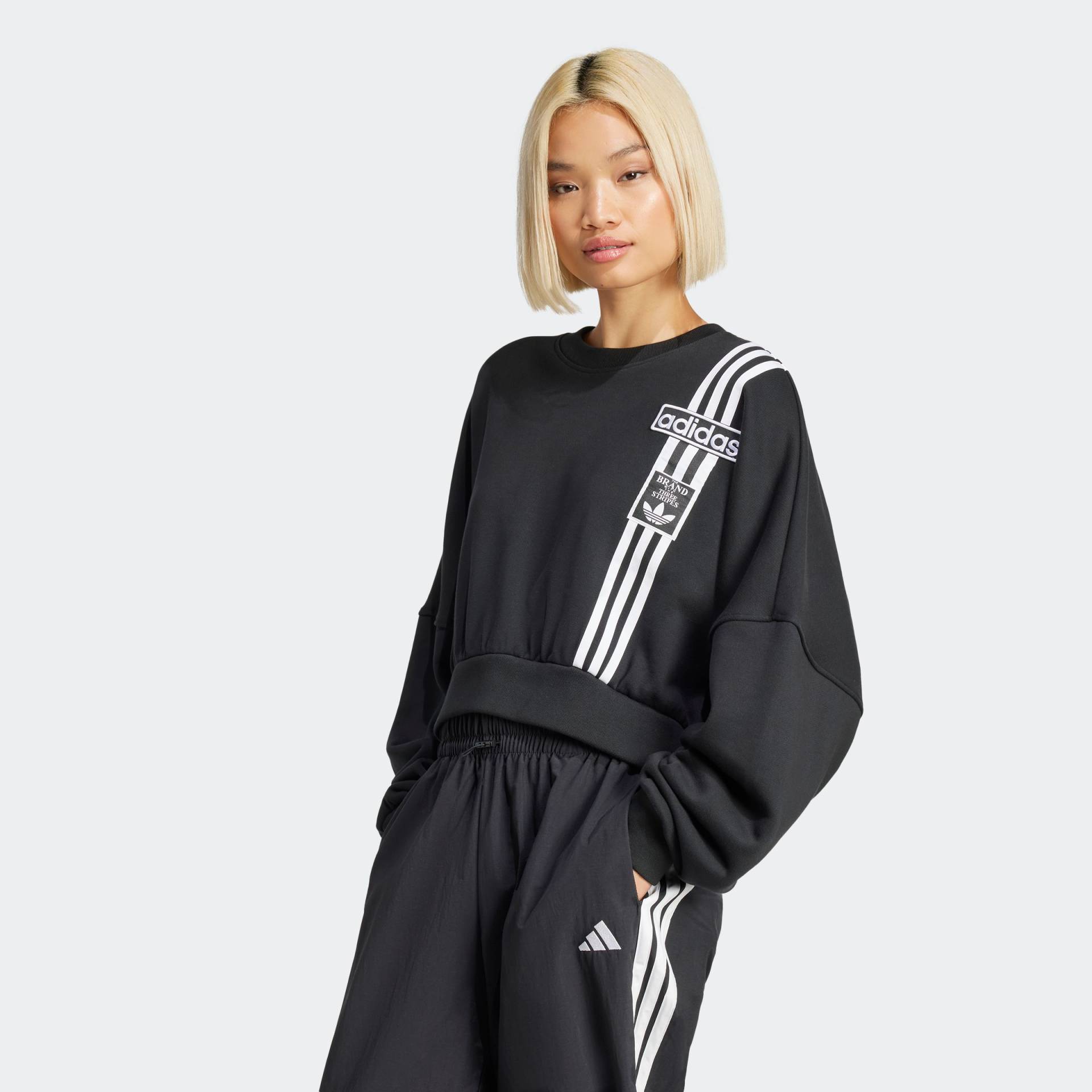 adidas Originals Sweatshirt »CROP SWEATSHIRT« adidas Originals Sweatshirt »CROP SWEATSHIRT« von adidas Originals