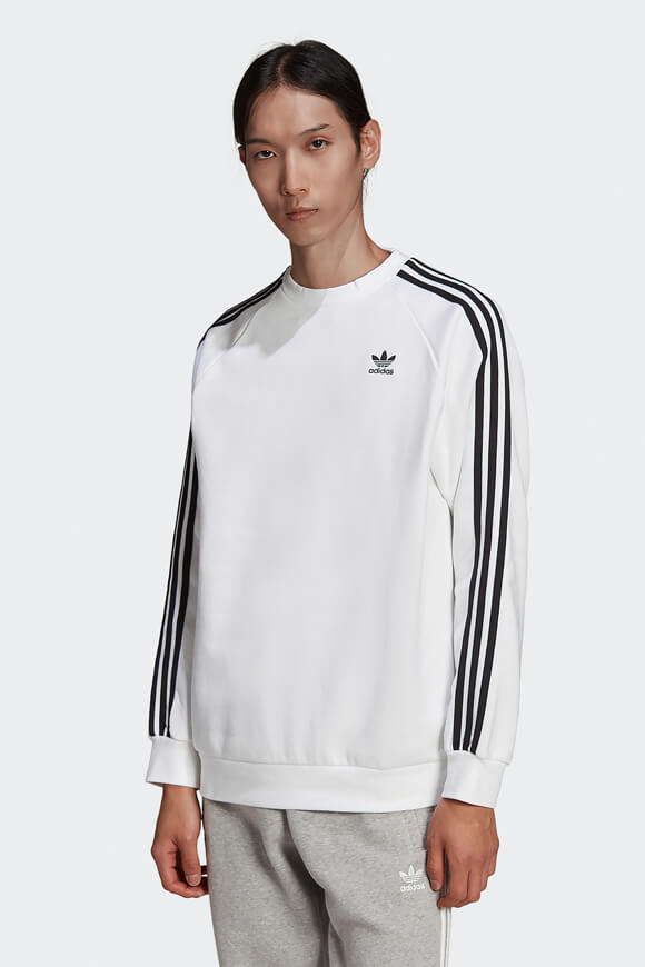 Adidas Originals Sweatshirt | Weiss | Herren  | M von Adidas Originals