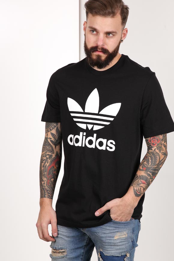 Adidas Originals T-Shirt | Schwarz + Weiss | Herren  | XS von Adidas Originals