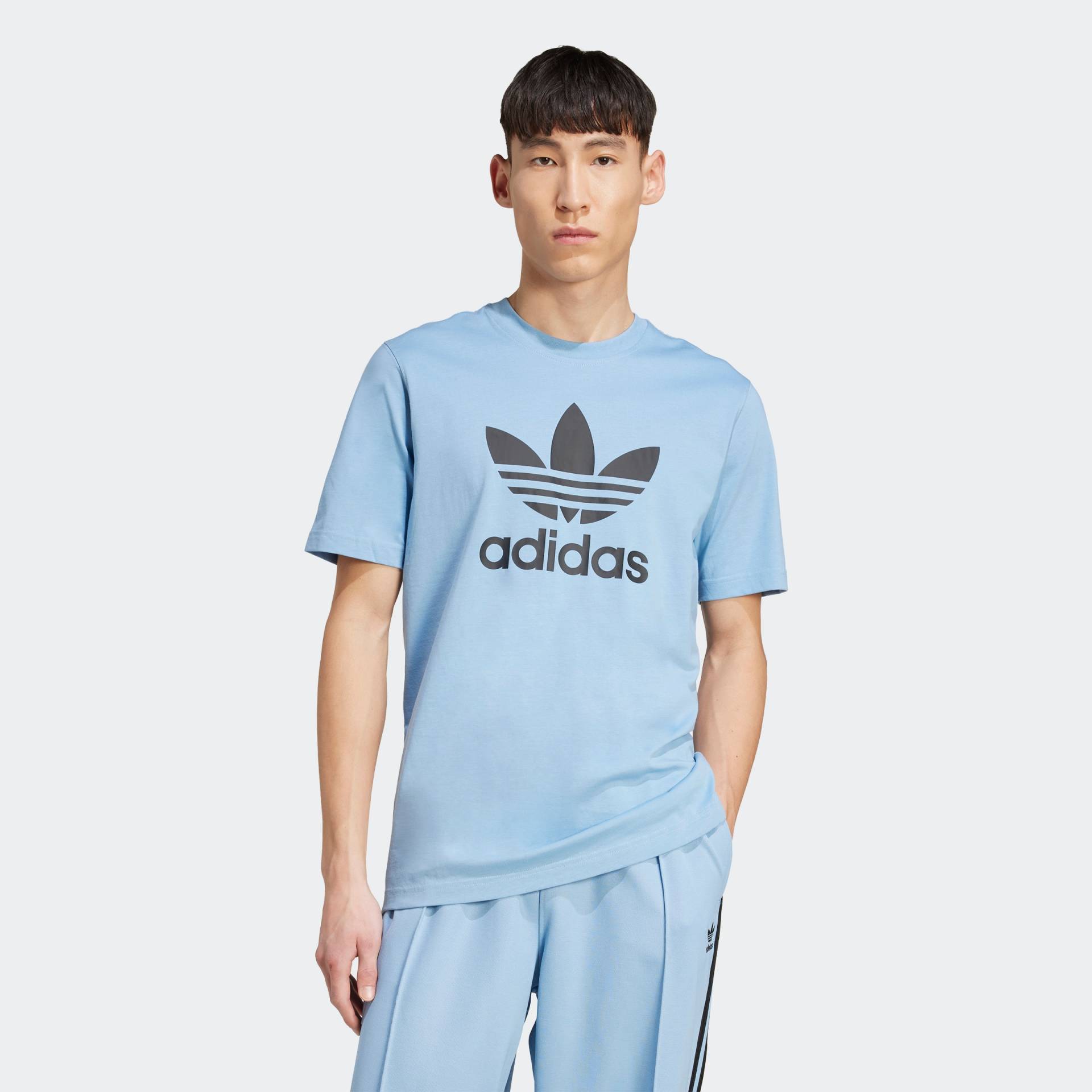 adidas Originals T-Shirt »TREFOIL T-SHIRT«, Basic Shirt mit grossem Trefoil Logoprint adidas Originals T-Shirt »TREFOIL T-SHIRT«, Basic Shirt mit grossem Trefoil Logoprint von adidas Originals