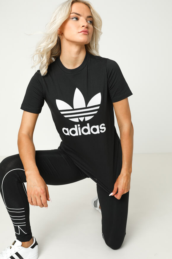 Adidas Originals T-Shirt | Schwarz | Damen  | 32 von Adidas Originals