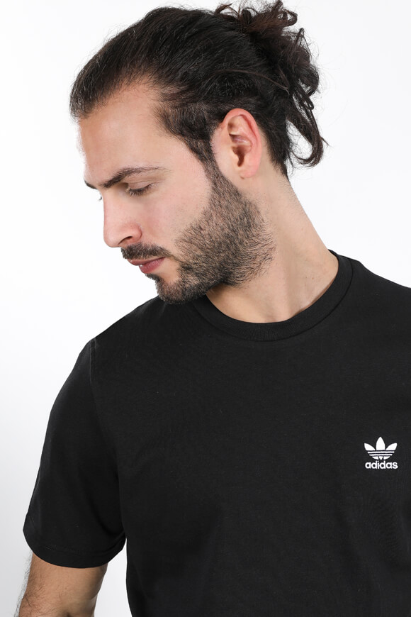 Adidas Originals Trefoil Essentials T-Shirt | Black | Herren  | S von Adidas Originals