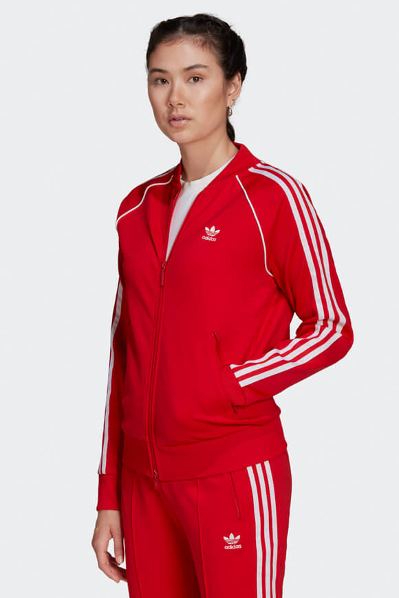 Adidas Originals Adicolor Classics Trainingsjacke | Vivid Red | Damen  | 36 von Adidas Originals