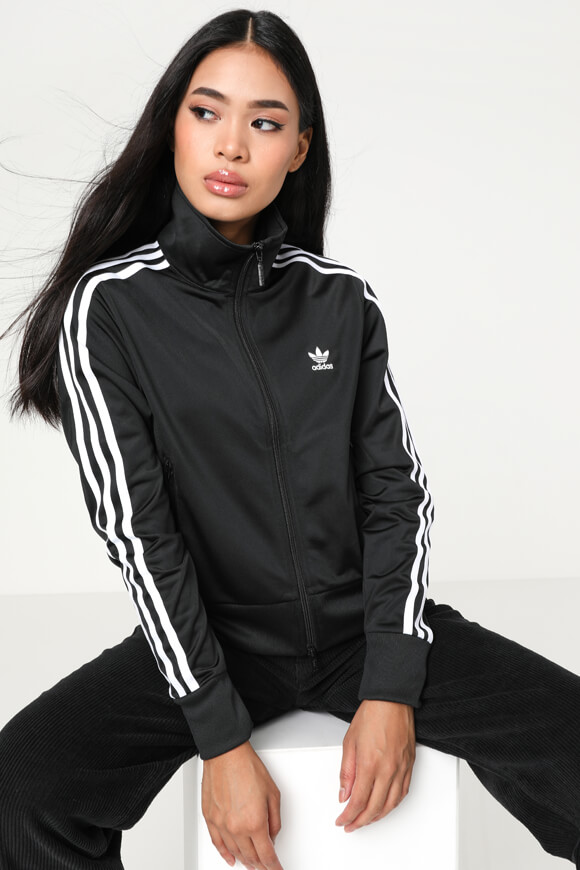Adidas Originals Firebird Oversize Trainingsjacke | Black | Damen  | 32 von Adidas Originals