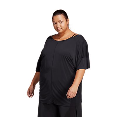 Yoga Studio Oversized Plus Size Damen T-Shirt von adidas Performance