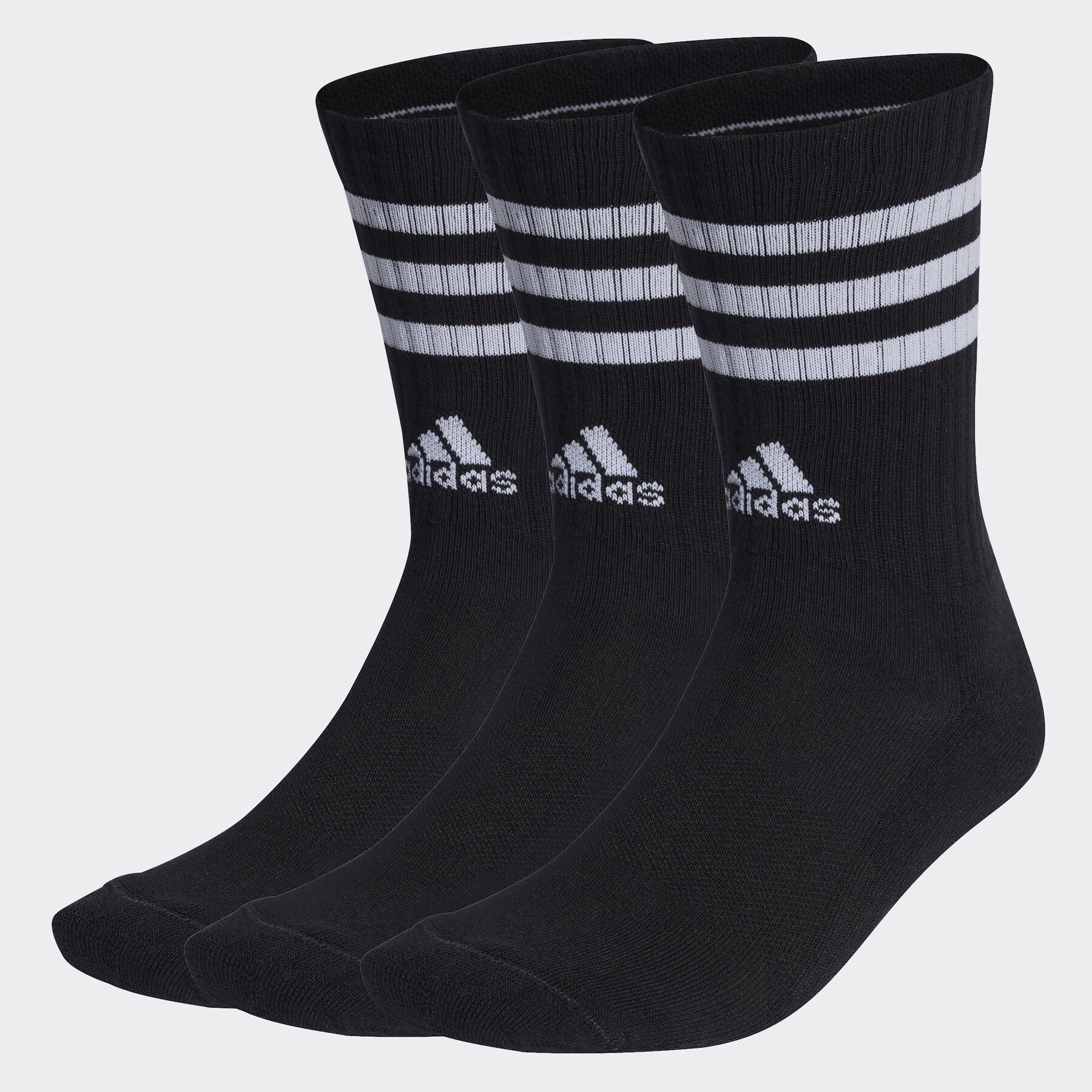 adidas Performance Sportsocken »3STREIFEN CUSHIONED CREW SOCKEN, 3 PAAR«, (3 Paar) von adidas Performance