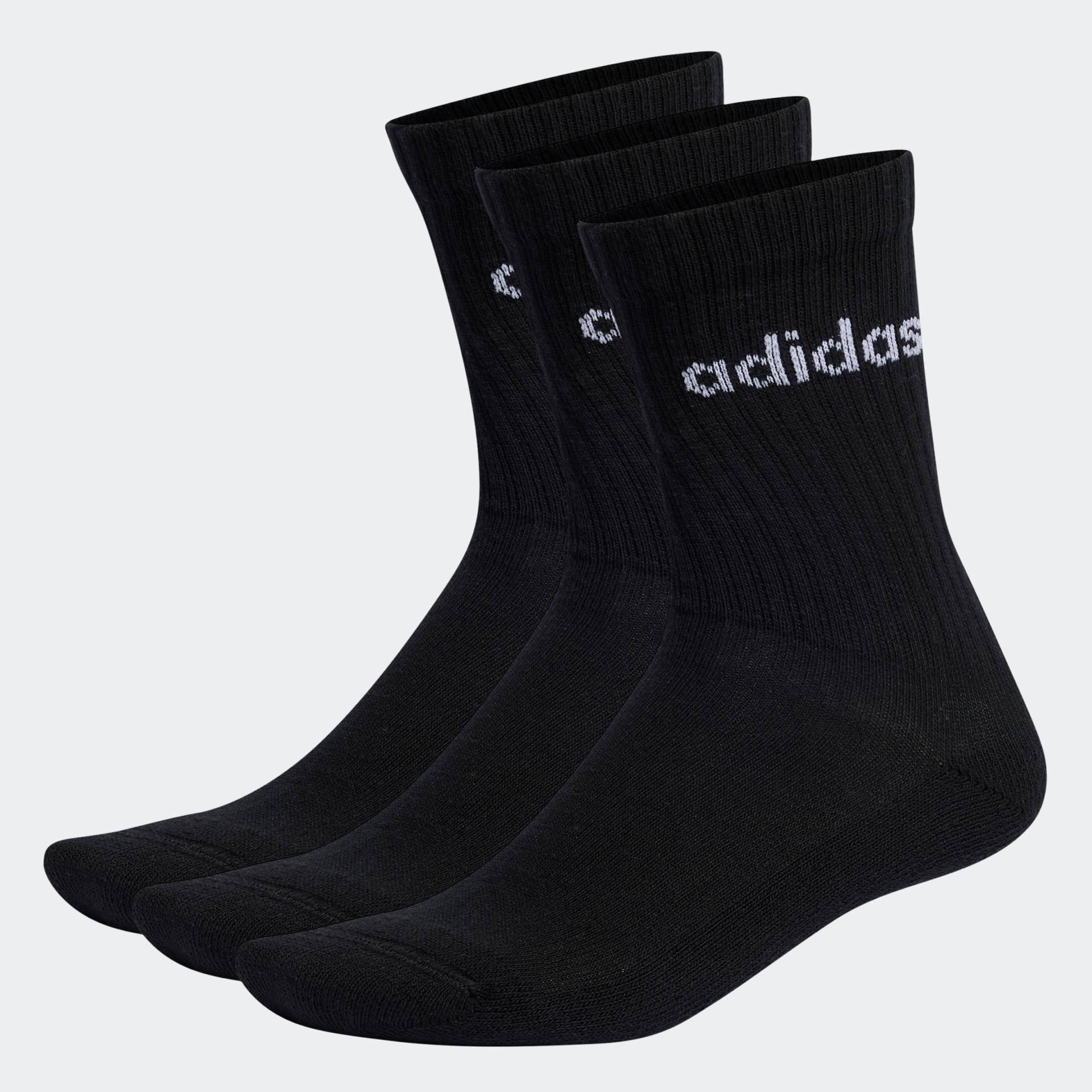 adidas Performance Funktionssocken »LINEAR CREW CUSHIONED SOCKEN, 3 PAAR«, (3 Paar) von adidas Performance