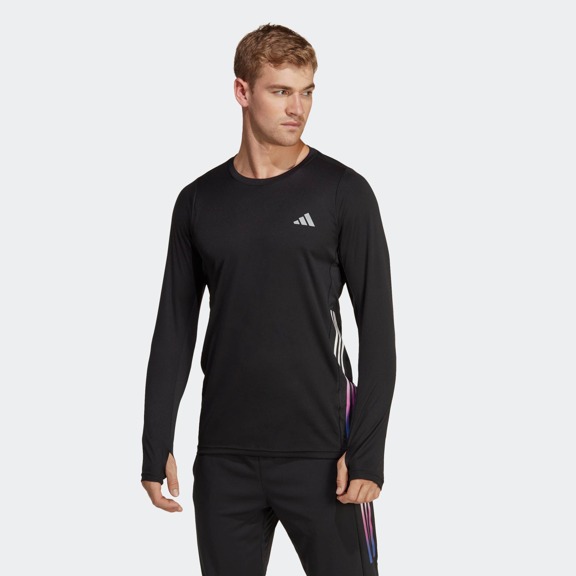 adidas Performance Laufshirt »RUN ICONS 3STREIFEN LONGSLEEVE« von adidas Performance