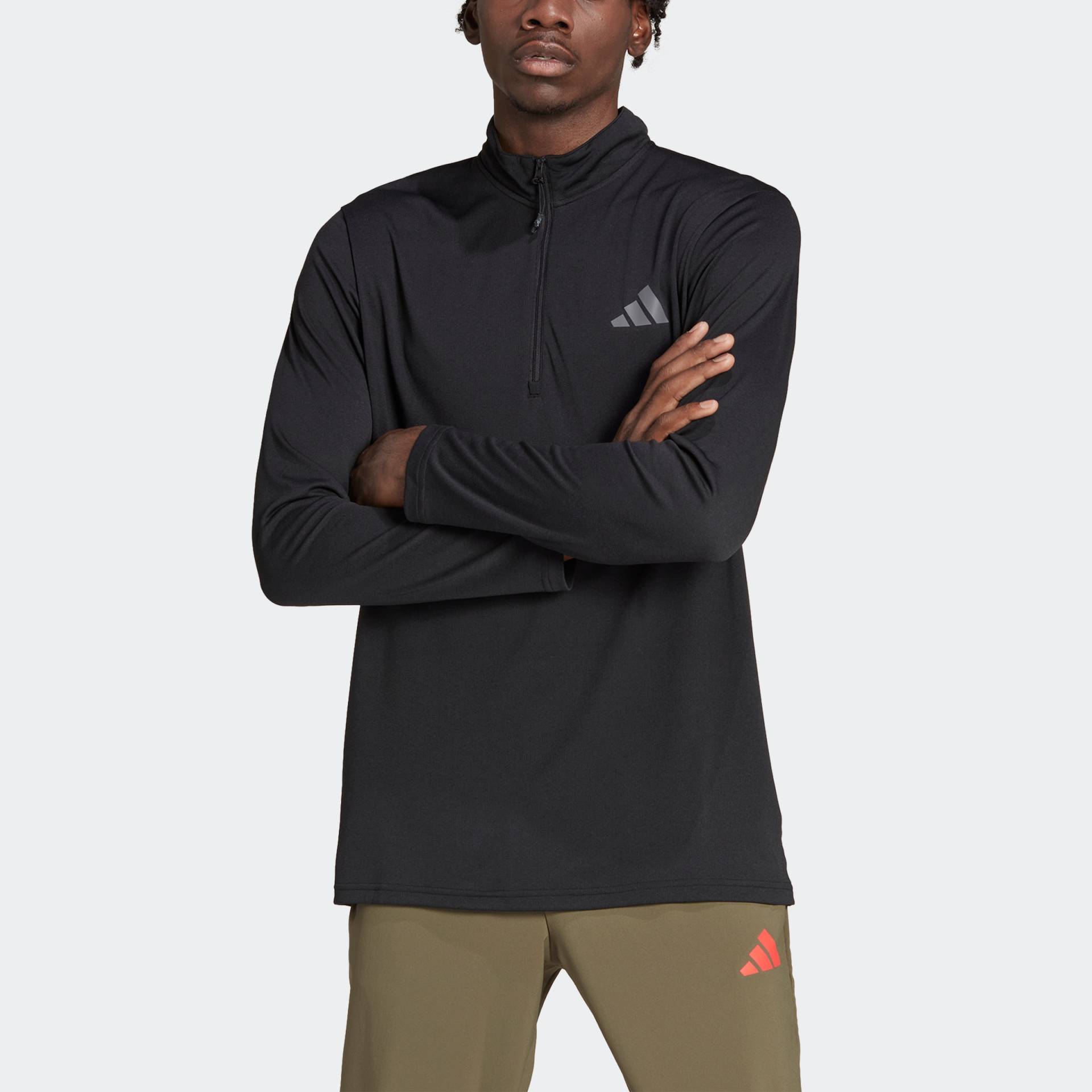 adidas Performance Sweatshirt »TRAIN ESSENTIALS SEASONAL TRAINING 1/4ZIP LONGSLEEVE« von adidas Performance