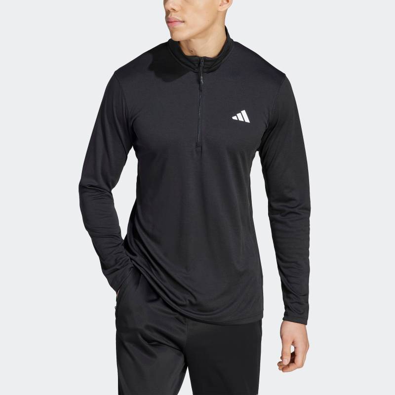 adidas Performance Sweatshirt »TRAIN ESSENTIALS SEASONAL TRAINING 1/4ZIP LONGSLEEVE« von adidas Performance