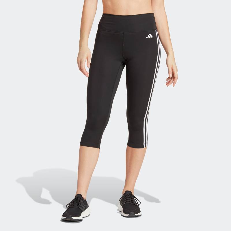 adidas Performance Trainingstights »TRAIN ESSENTIALS 3STREIFEN HIGHWAISTED 3/4«, (1 tlg.), Sportleggings, atmungsaktiv, schnell trocknend von adidas Performance