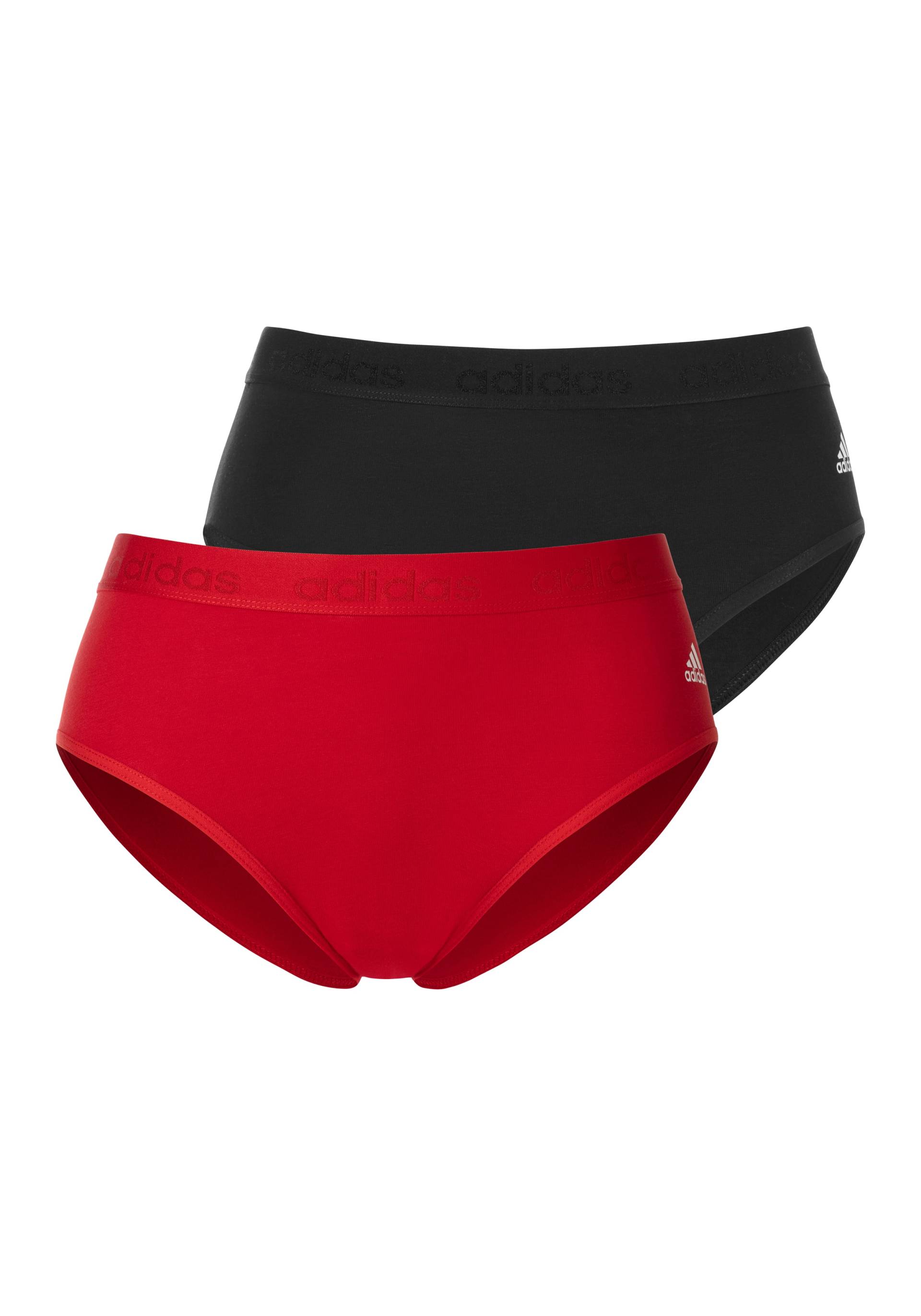 adidas Sportswear Bikinislip »"Smart Cotton"«, (2er-Pack), mit verbesserter Atmungsaktivität von adidas Sportswear