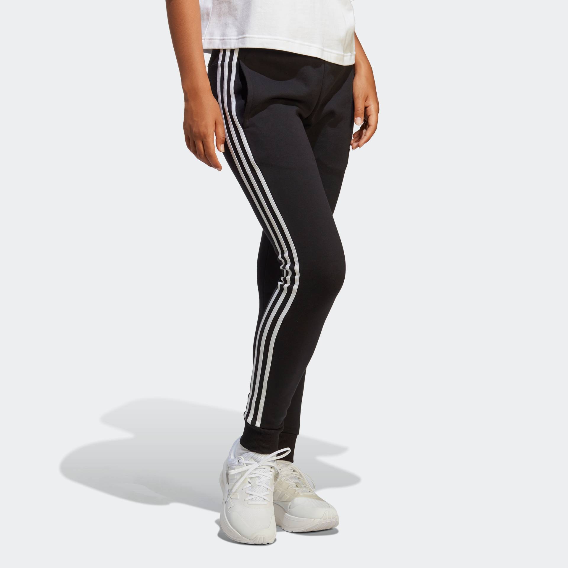 adidas Sportswear Jogginghose »ESSENTIALS 3STREIFEN FRENCH TERRY CUFFED HOSE«, (1 tlg.) von adidas Sportswear