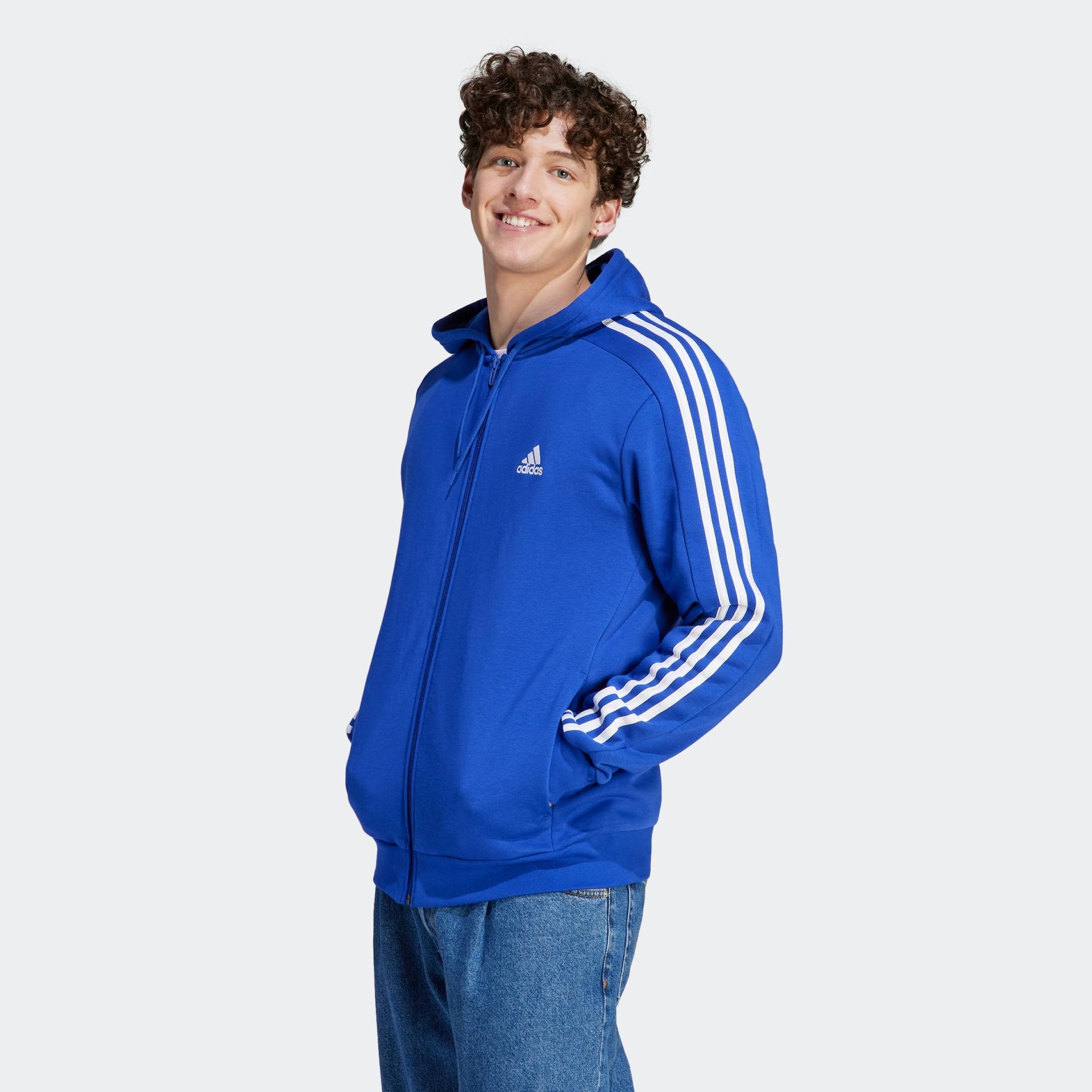 adidas Sportswear Kapuzensweatjacke »ESSENTIALS 3STREIFEN KAPUZENJACKE«, (1 tlg.) von adidas Sportswear