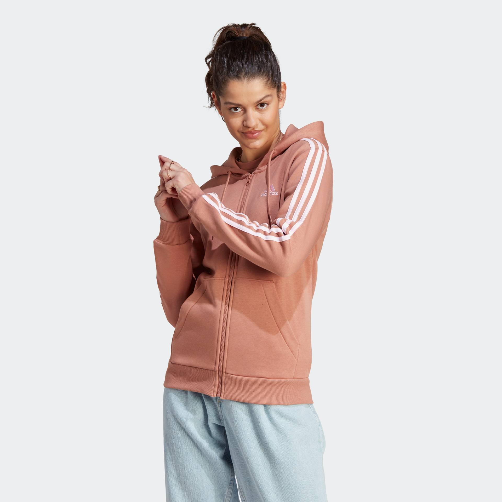 adidas Sportswear Kapuzensweatshirt »W 3S FL FZ HD« von adidas Sportswear