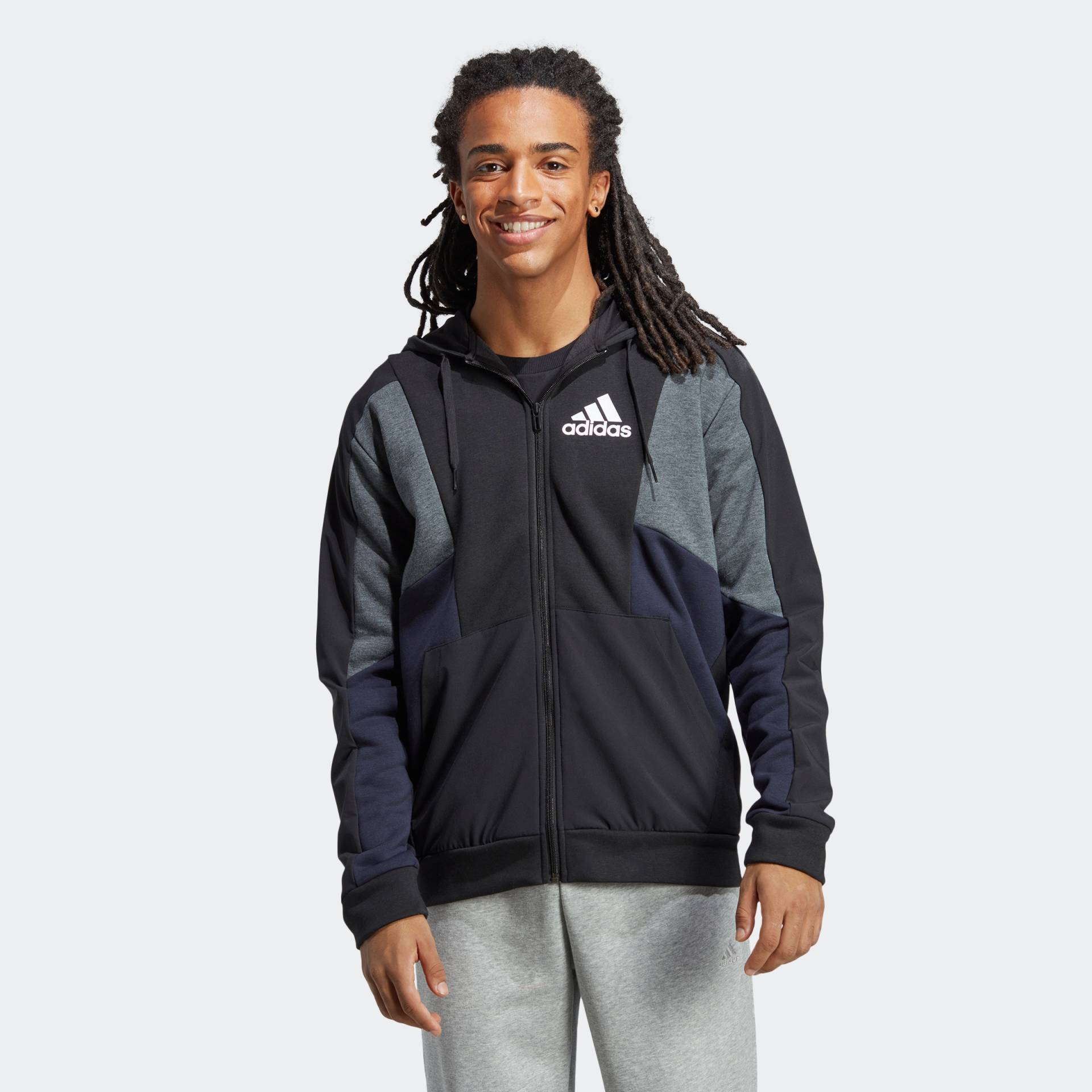 adidas Sportswear Kapuzensweatshirt »ESSENTIALS COLORBLOCK KAPUZENJACKE« von adidas Sportswear