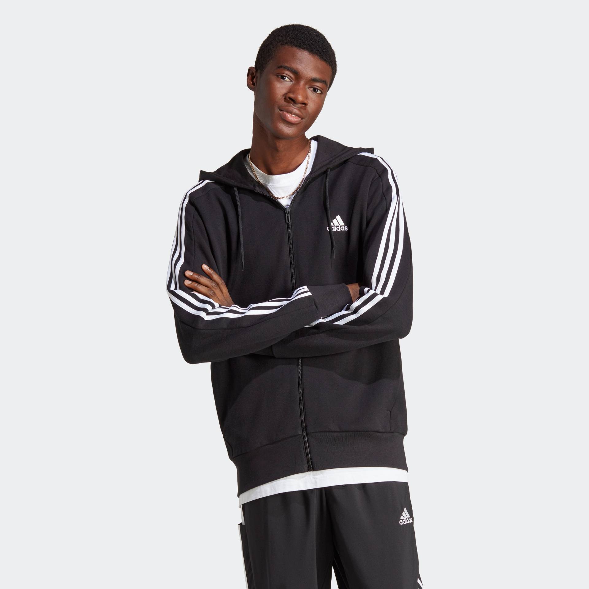adidas Sportswear Kapuzensweatjacke »M 3S FT FZ HD« von adidas Sportswear