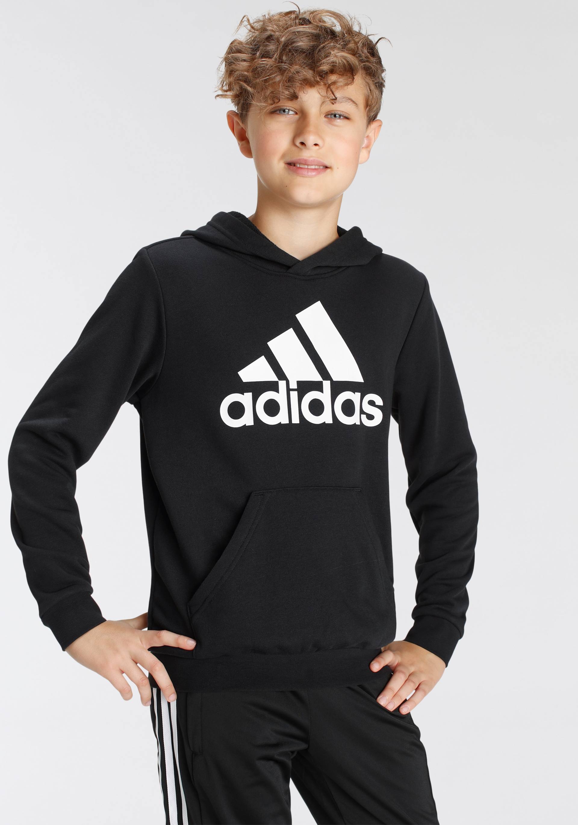 adidas Sportswear Kapuzensweatshirt »BIG LOGO ESSENTIALS COTTON HOODIE« von adidas Sportswear