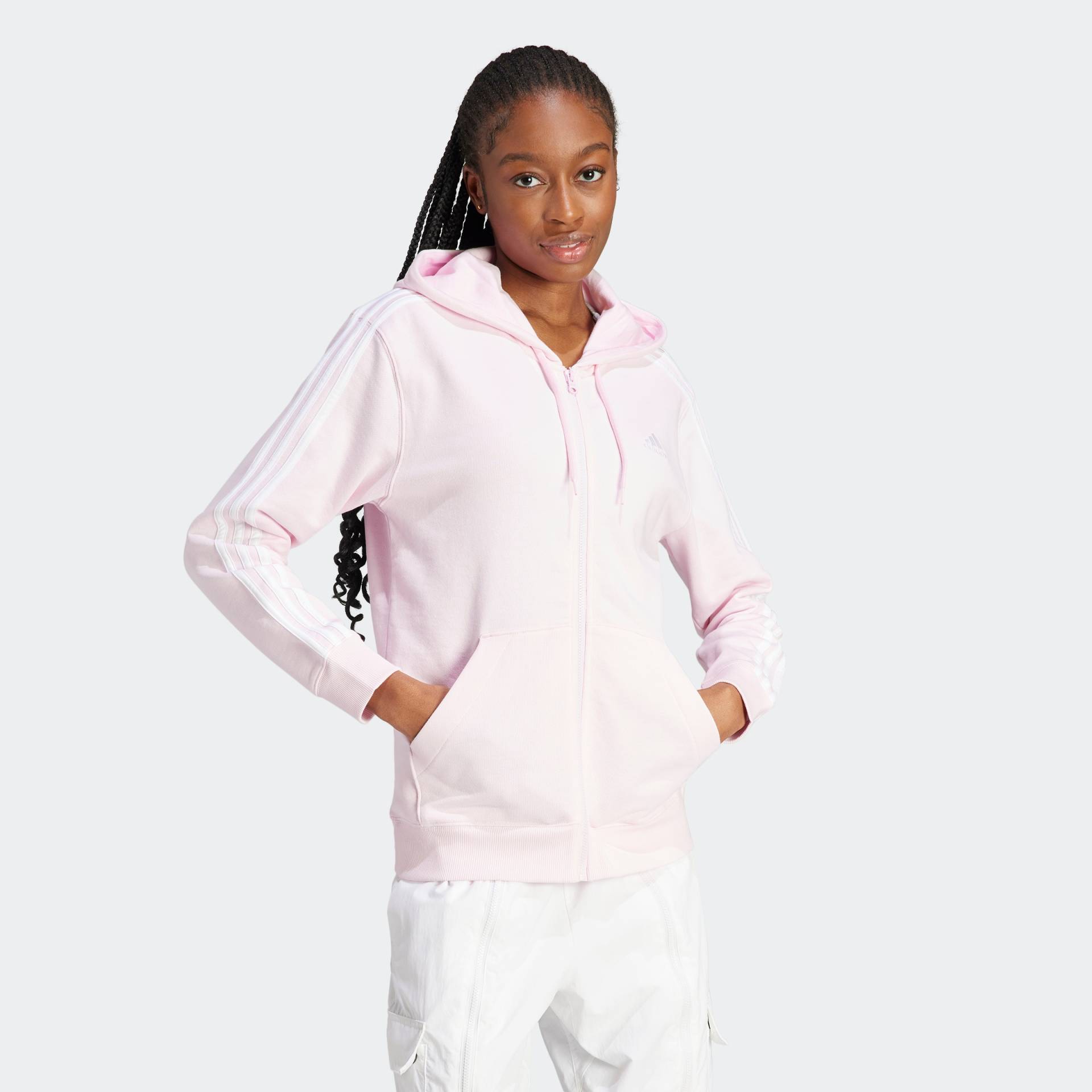 adidas Sportswear Kapuzensweatshirt »ESSENTIALS 3STREIFEN FRENCH TERRY REGULAR KAPUZENJACKE« von adidas Sportswear