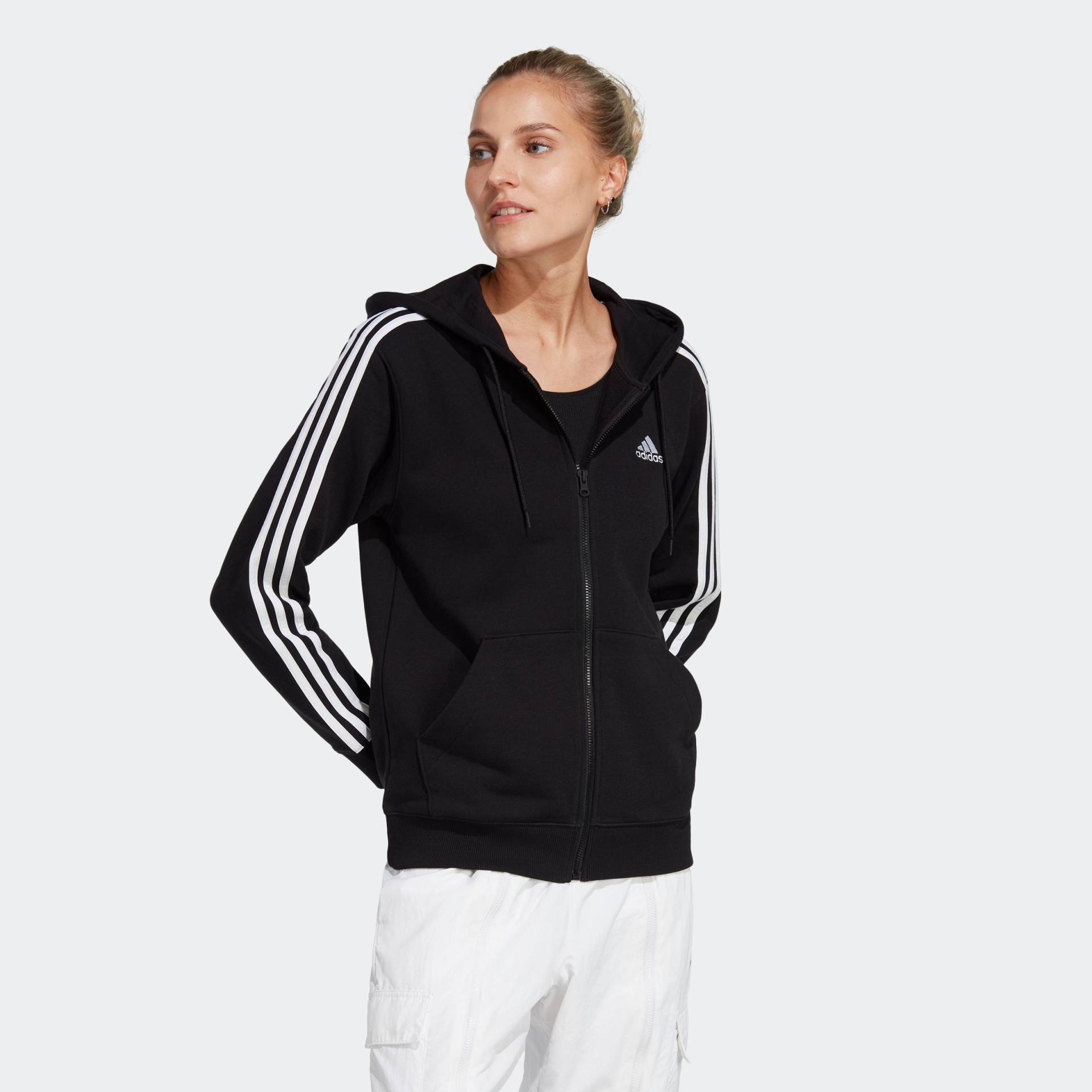 adidas Sportswear Kapuzensweatshirt »ESSENTIALS 3STREIFEN FRENCH TERRY REGULAR KAPUZENJACKE« von adidas Sportswear