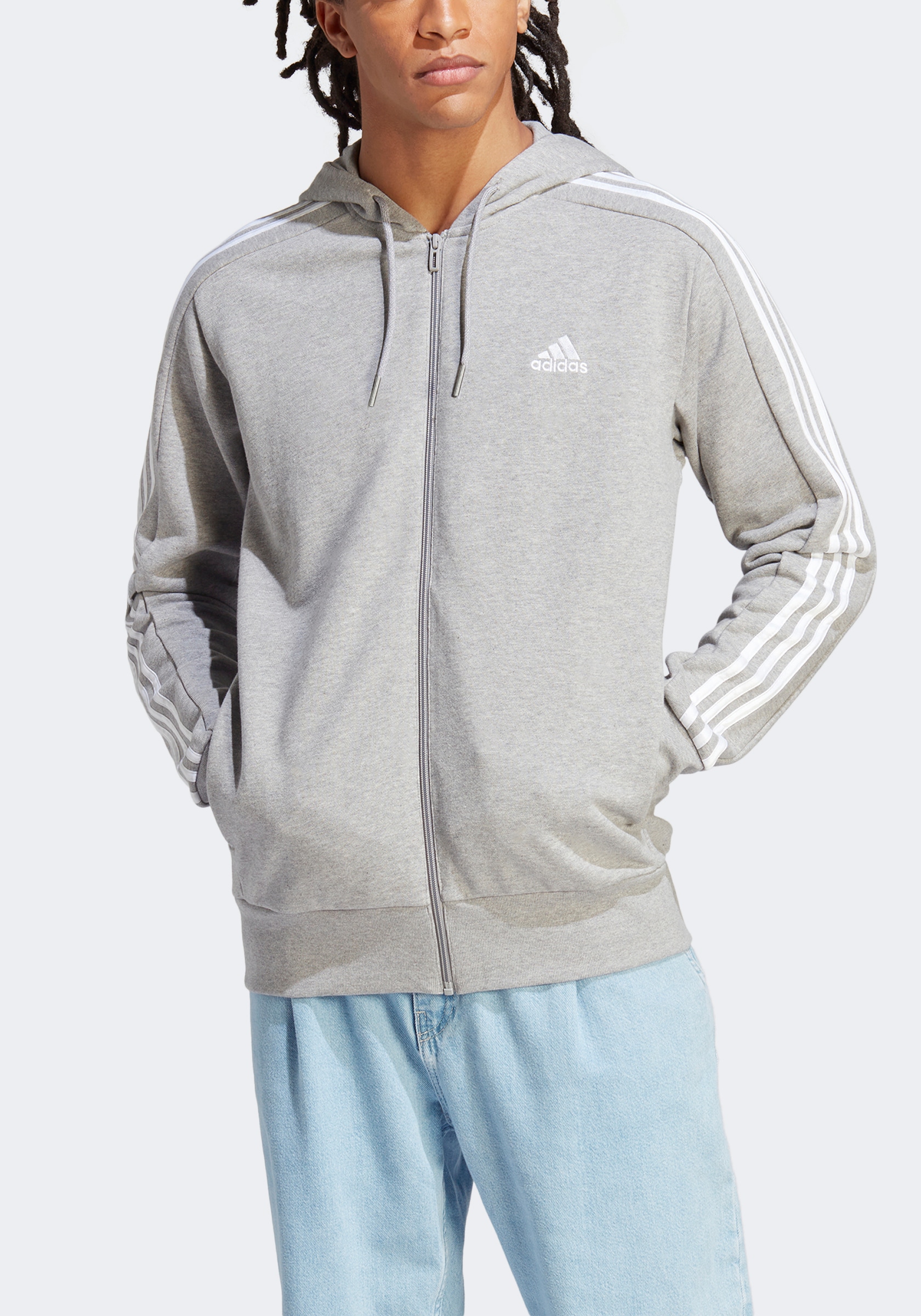 adidas Sportswear Kapuzensweatjacke »M 3S FT FZ HD«, (1 tlg.) von adidas Sportswear