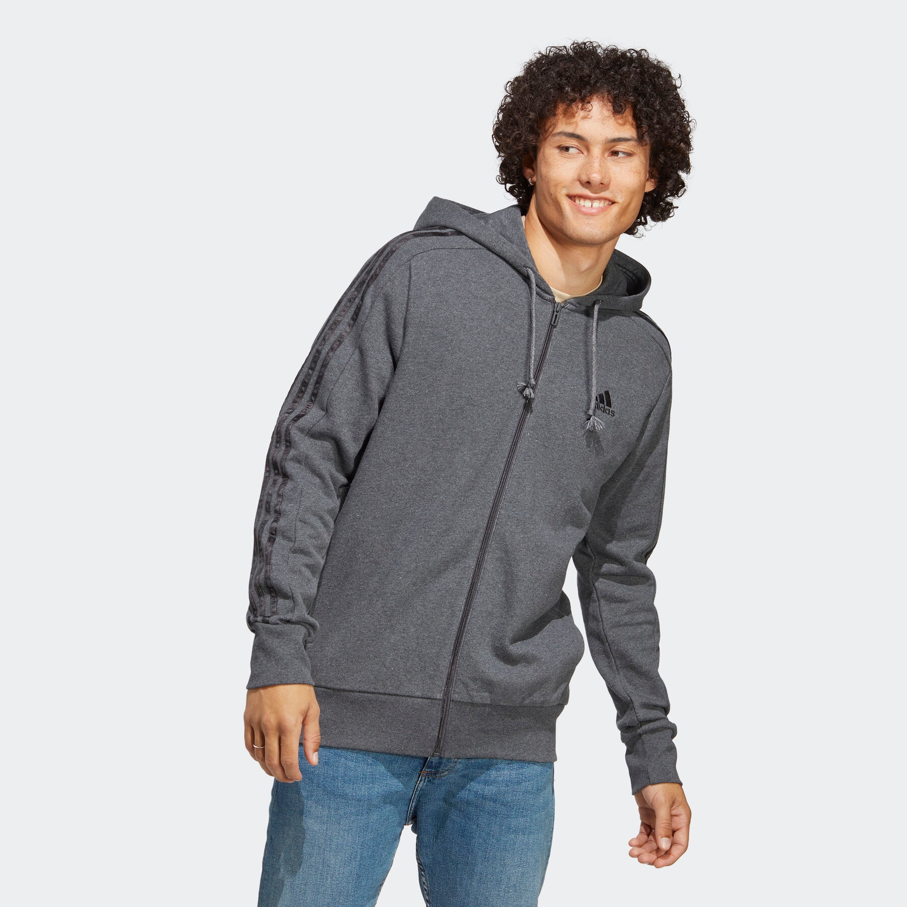 adidas Sportswear Kapuzensweatjacke »M 3S FT FZ HD«, (1 tlg.) von adidas Sportswear