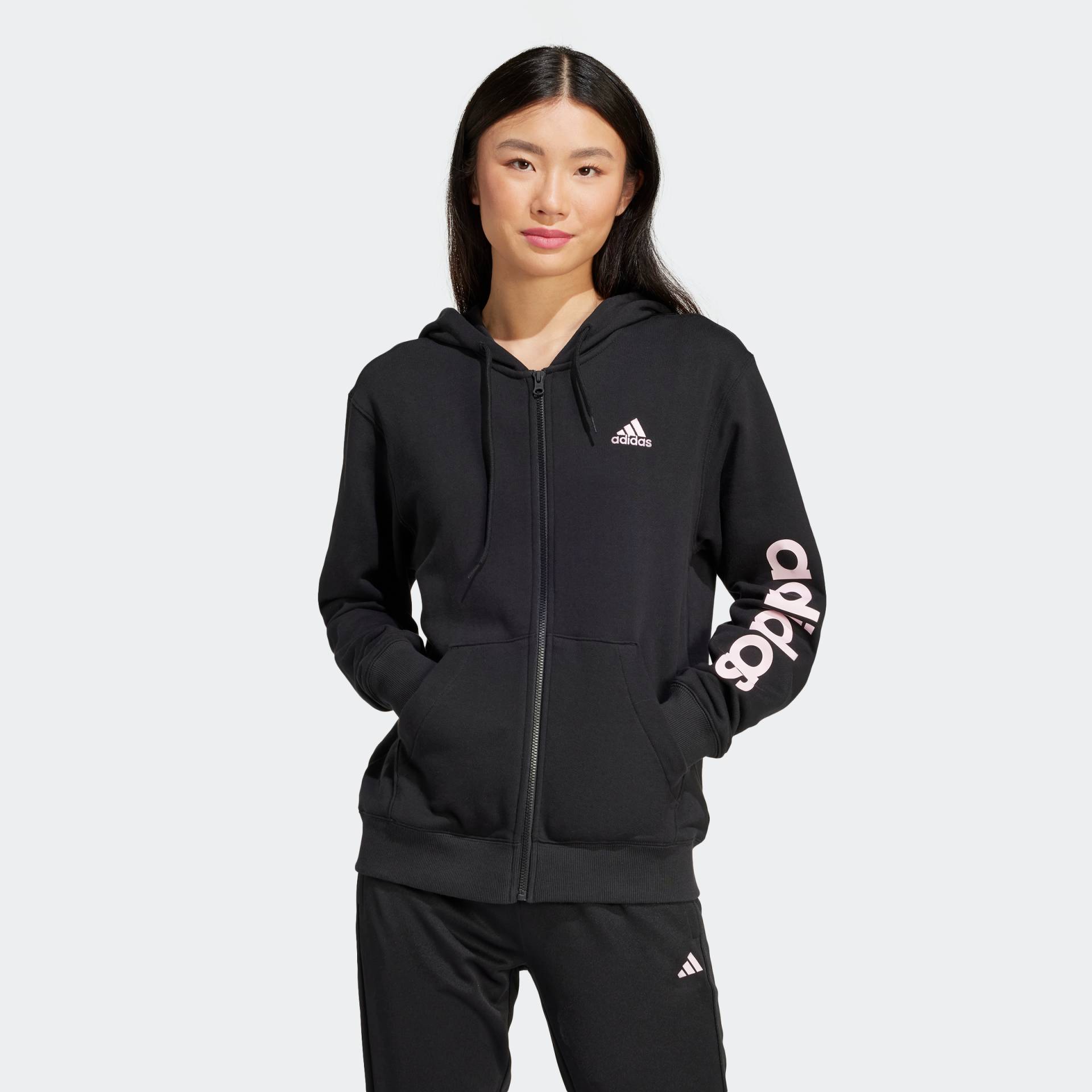 adidas Sportswear Kapuzensweatjacke »ESSENTIALS LINEAR FRENCH TERRY KAPUZENJACKE«, (1 tlg.) von adidas Sportswear