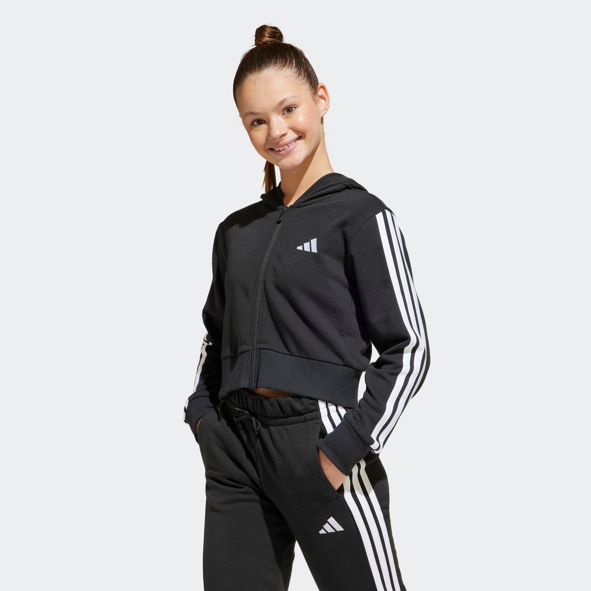 adidas Sportswear Kapuzensweatshirt »JG 3S FT FZ CRO« von adidas Sportswear