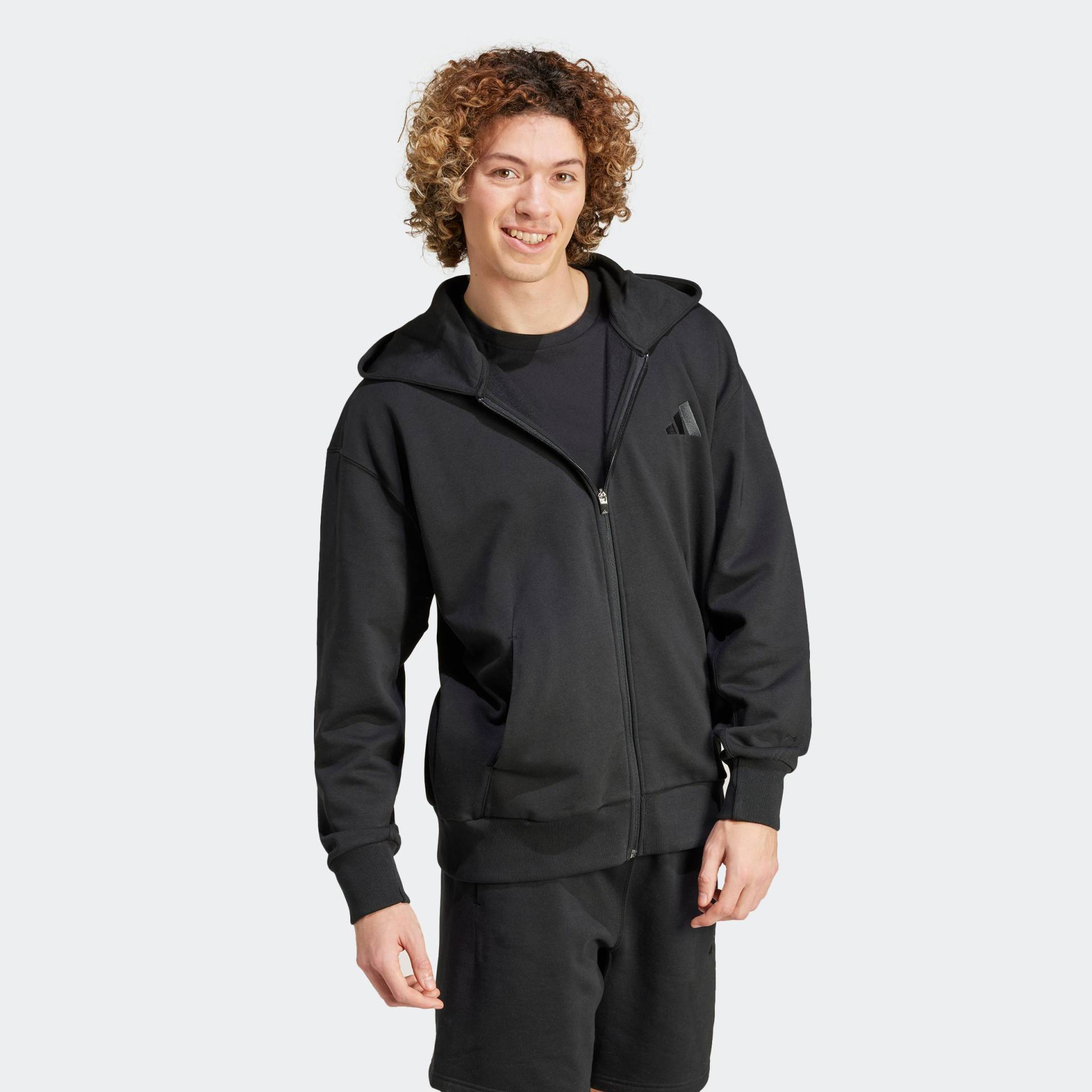 adidas Sportswear Kapuzensweatshirt »M A SZN FL FZ«, Kapuzenjacke mit Reissverschluss adidas Sportswear Kapuzensweatshirt »M A SZN FL FZ«, Kapuzenjacke mit Reissverschluss von adidas Sportswear