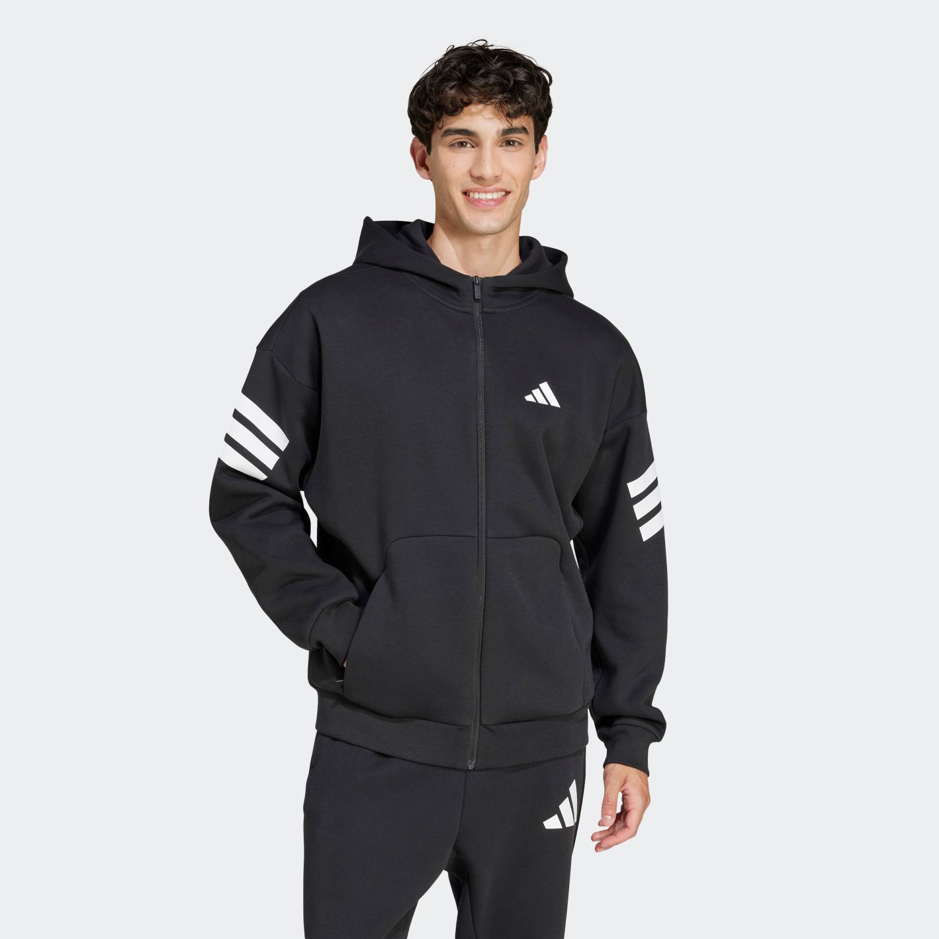 adidas Sportswear Kapuzensweatshirt »M FI 3S FZ« von adidas Sportswear